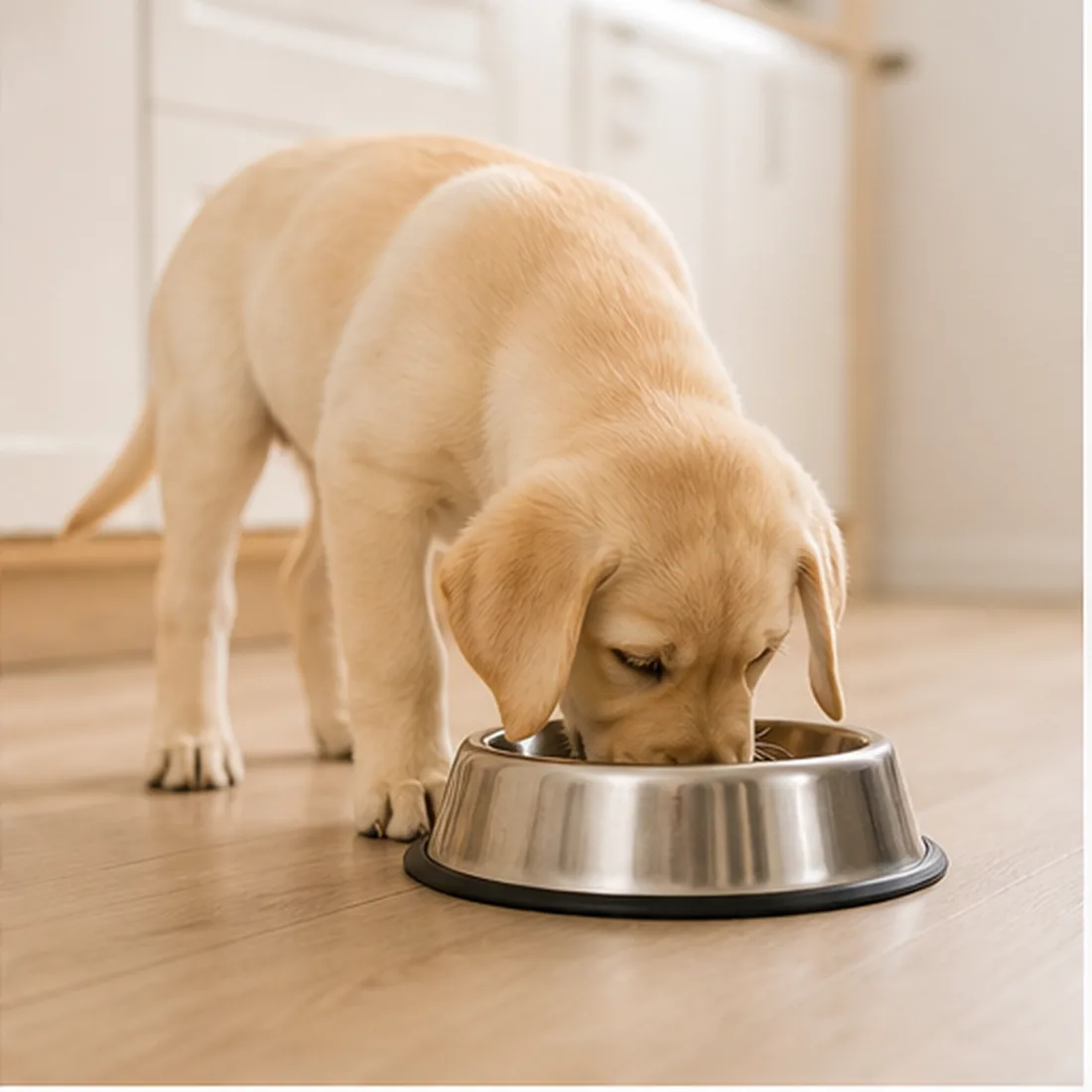 Labrador puppy feeding routine