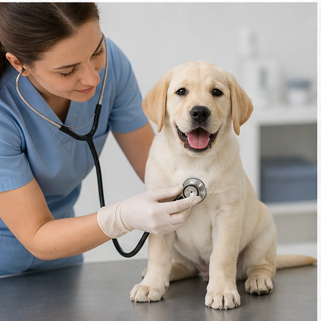 Labrador puppy veterinary planning